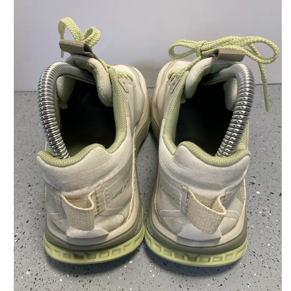 Altra Lone Peak 6 Womens 6.5 Trail Running Shoes White Green AL0A548E130 - Picture 4 of 7